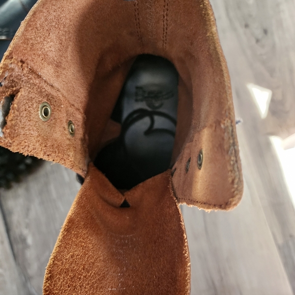 Dr. Martens Black Leather Lace-Up Boots - Picture 3 of 9